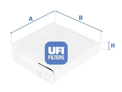 Filtre à air d'habitacle UFI 53.104.00