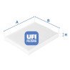 Filtre à air d&#39;habitacle UFI 53.149.00
