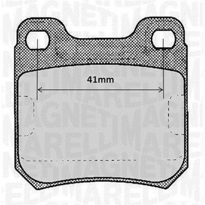 Kit de plaquettes de frein, frein à disque