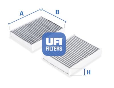 Filtre à air d'habitacle UFI 54.104.00