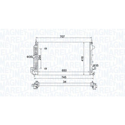 Radiateur, refroidissement du moteur