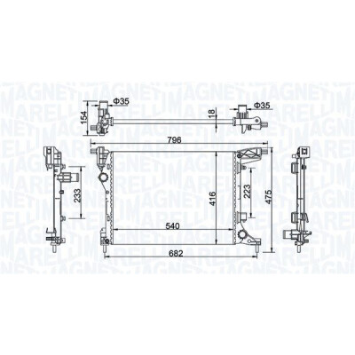 Radiateur, refroidissement du moteur