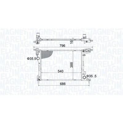 Radiateur, refroidissement du moteur