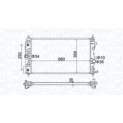 Radiateur, refroidissement du moteur