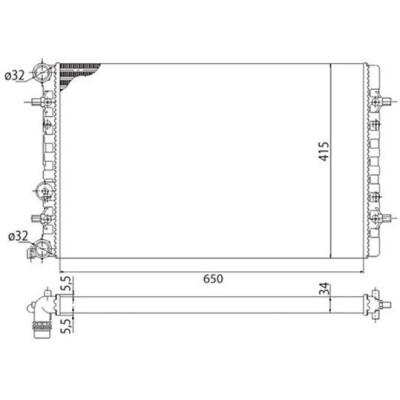 Radiateur, refroidissement du moteur