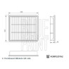 Filtre à air Blueprint ADBP220162