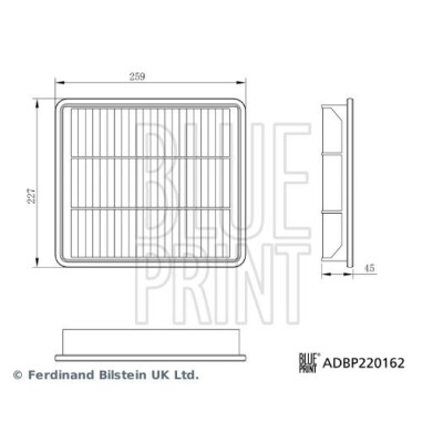 Filtre à air Blueprint ADBP220162