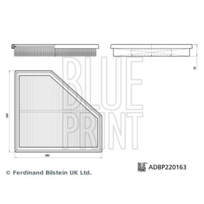 Filtre à air Blueprint ADBP220163
