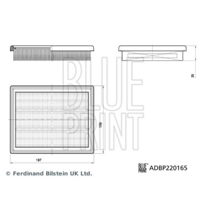 Filtre à air BLUEPRINT ADBP220165