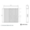 Filtre, air de l'habitacle