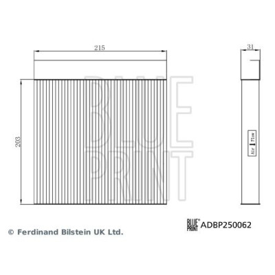 Filtre, air de l'habitacle