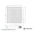 Filtre, air de l'habitacle