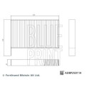 Filtre, air de l'habitacle