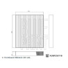 Filtre, air de l'habitacle