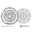 Kit d&#39;embrayage BLUEPRINT ADBP300250