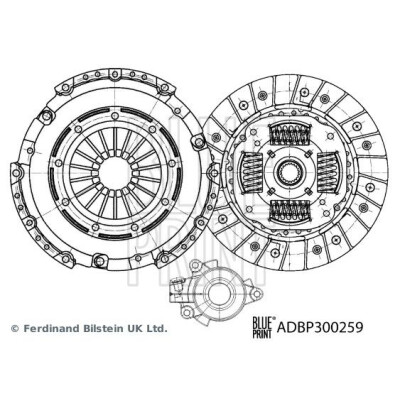Kit d'embrayage BLUEPRINT ADBP300259
