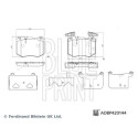 Kit de plaquettes de frein, frein à disque