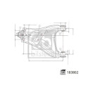 Bras de liaison, suspension de roue