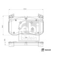 Kit de plaquettes de frein, frein à disque
