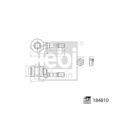 Entretoise/tige, stabilisateur