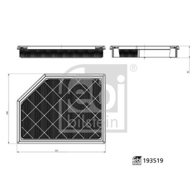 Filtre à air FEBI BILSTEIN 193519