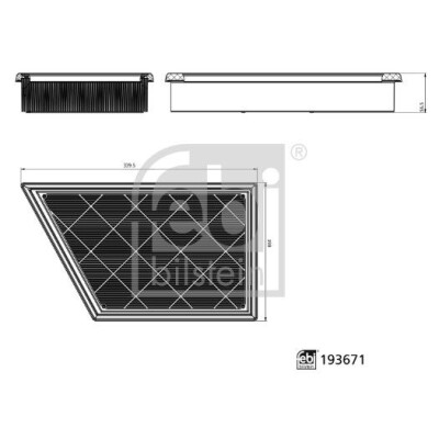 Filtre à air FEBI BILSTEIN 193671