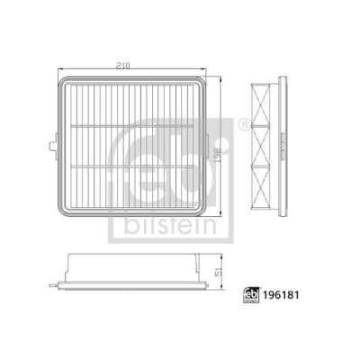 FEBI BILSTEIN 196181 filtre à air