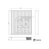 Filtre, air de l'habitacle