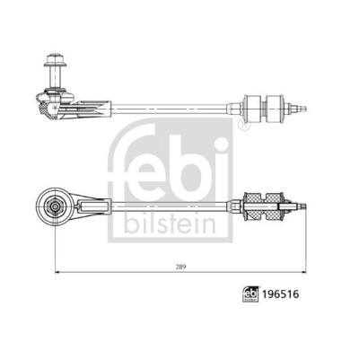 Entretoise/tige, stabilisateur