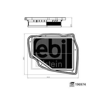 Filtre à air FEBI BILSTEIN 196974
