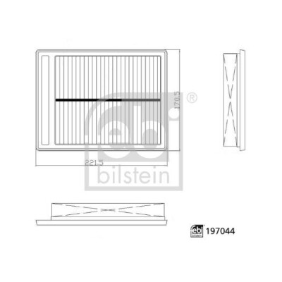 Filtre à air FEBI BILSTEIN 197044