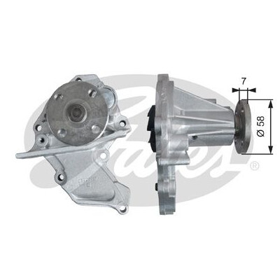 Pompe à eau, refroidissement du moteur