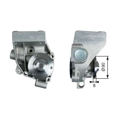 Pompe à eau, refroidissement du moteur