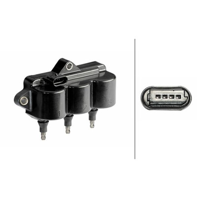 Bobine d'allumage HELLA 5DA 358 168-661