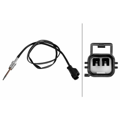 Capteur de température des gaz d'échappement HELLA 6PT 010 376-581