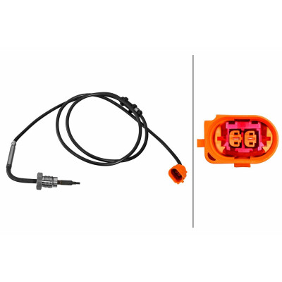 Capteur de température des gaz d'échappement HELLA 6PT 010 376-611