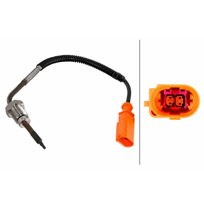 Capteur de température des gaz d'échappement HELLA 6PT 010 376-681
