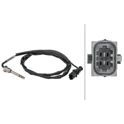 Capteur de température des gaz d'échappement HELLA 6PT 358 181-451