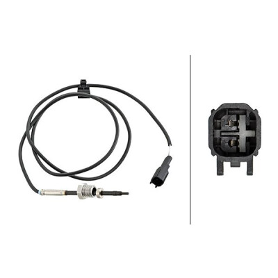 Capteur de température des gaz d'échappement HELLA 6PT 358 181-781