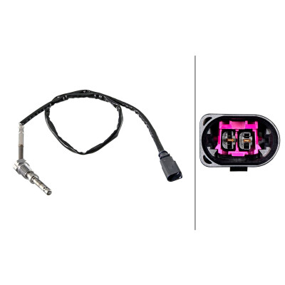Capteur de température des gaz d'échappement HELLA 6PT 358 226-161