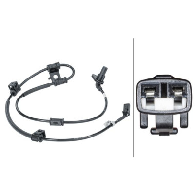 Capteur de vitesse de roue HELLA 6PU 012 679-691