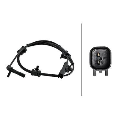 Capteur de vitesse de roue HELLA 6PU 230 048-161