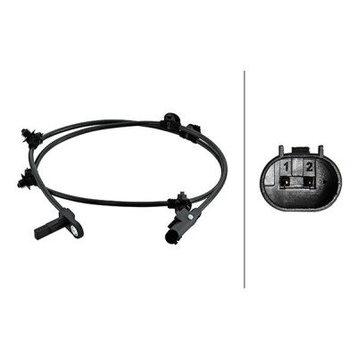 Capteur de vitesse de roue HELLA 6PU 230 048-271
