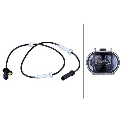 Capteur de vitesse de roue HELLA 6PU 358 216-091