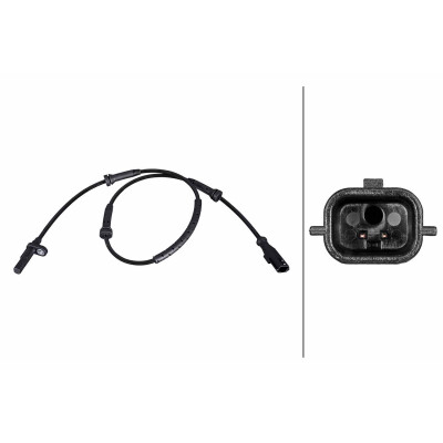 Capteur de vitesse de roue HELLA 6PU 358 216-271