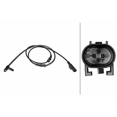 Capteur de vitesse de roue HELLA 6PU 358 216-281