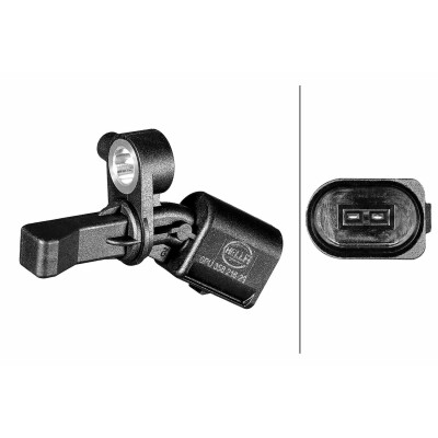 Capteur de vitesse de roue HELLA 6PU 358 216-291