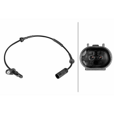 Capteur de vitesse de roue HELLA 6PU 358 216-551
