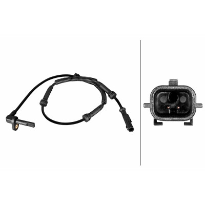 Capteur de vitesse de roue HELLA 6PU 358 216-581