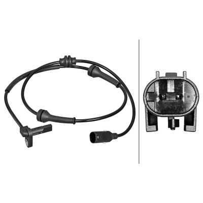 Capteur de vitesse de roue HELLA 6PU 358 217-131